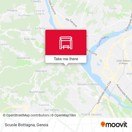 Scuole Bottagna map