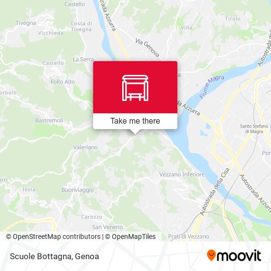 Scuole Bottagna map