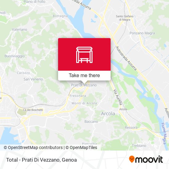 Total - Prati Di Vezzano map