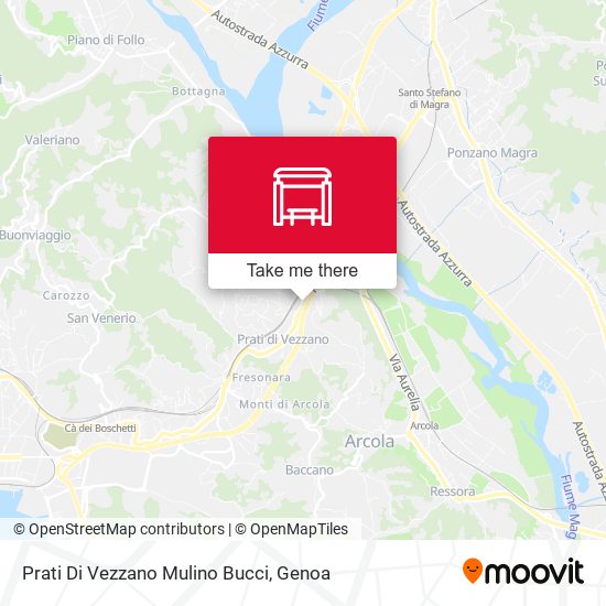 Prati Di Vezzano Mulino Bucci map