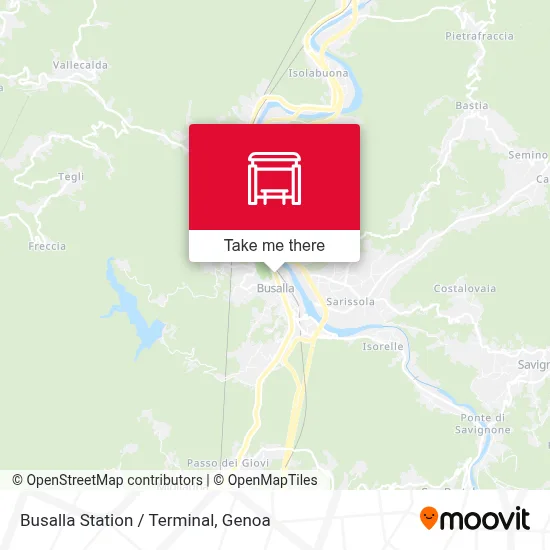 Busalla Station / Terminal map