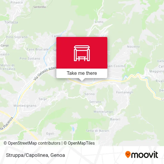 Struppa/Capolinea map