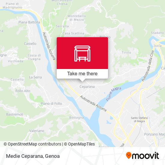 Medie Ceparana map