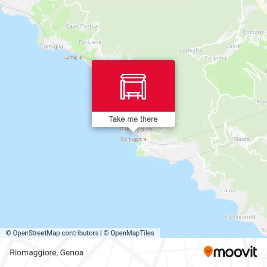 Riomaggiore map