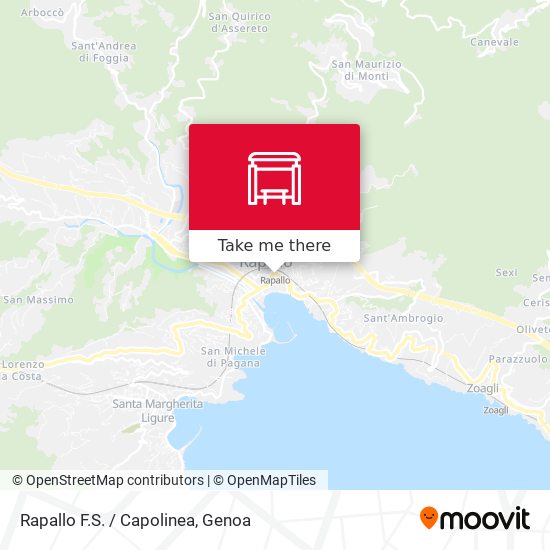 Rapallo F.S. / Capolinea map