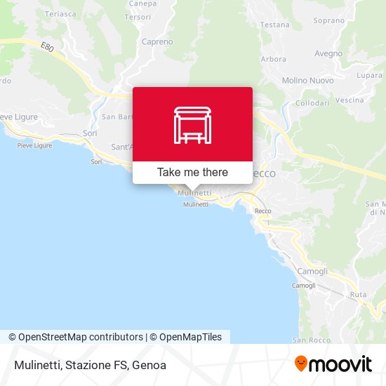 Mulinetti, Stazione FS map