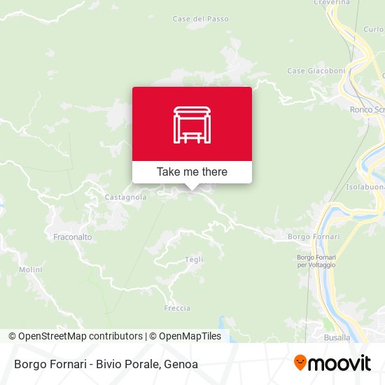 Borgo Fornari - Bivio Porale map