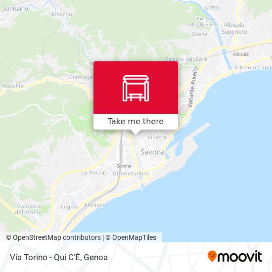 Via Torino - Qui C’È map