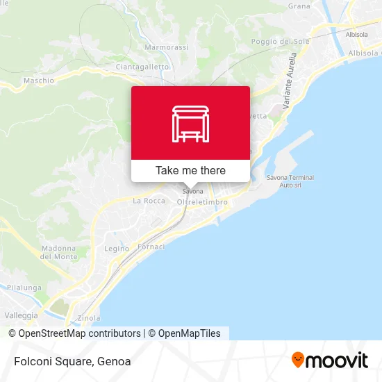 Folconi Square map