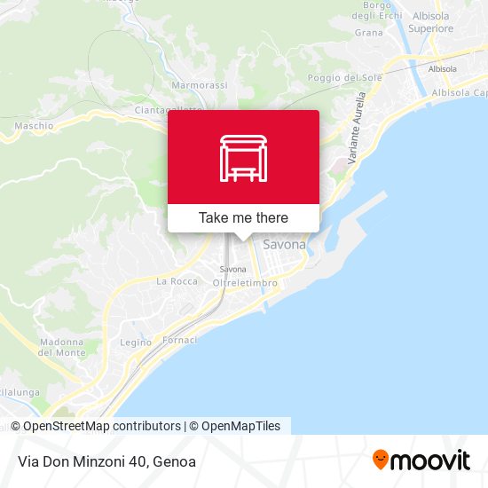 Via Don Minzoni 40 map