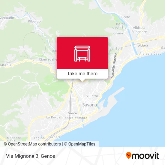 Via Mignone 3 map