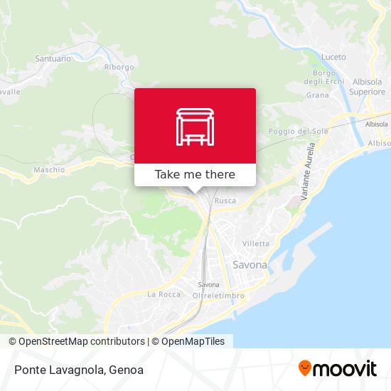 Ponte Lavagnola map