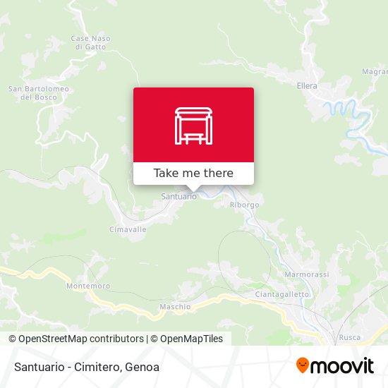 Santuario - Cimitero map