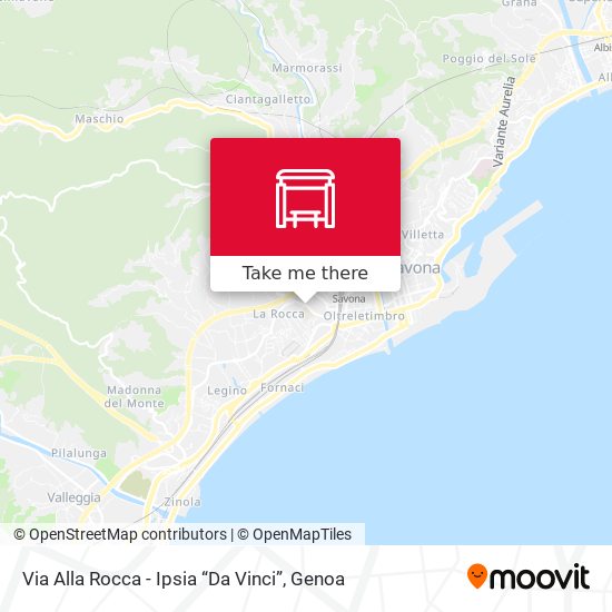 Via Alla Rocca - Ipsia “Da Vinci” map