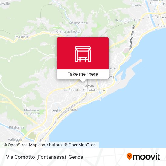 Via Comotto (Fontanassa) map