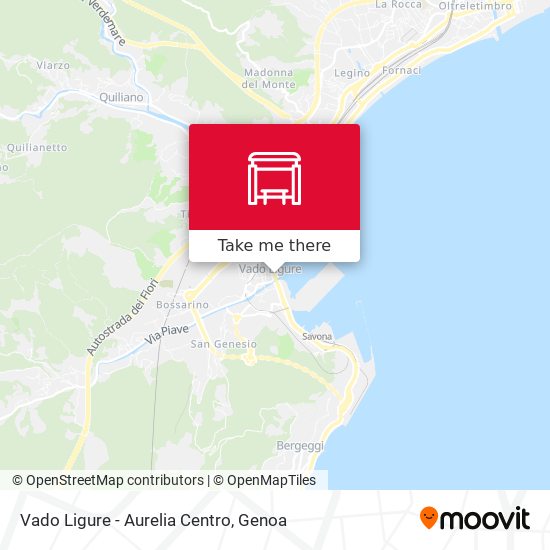 Vado Ligure - Aurelia Centro map