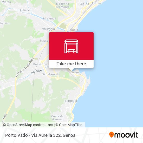 Porto Vado - Via Aurelia 322 map
