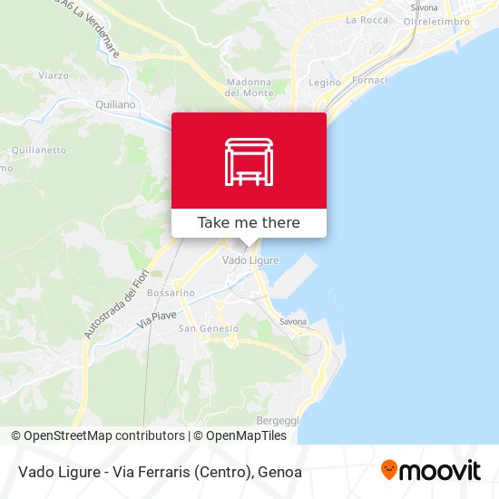 Vado Ligure - Via Ferraris (Centro) map