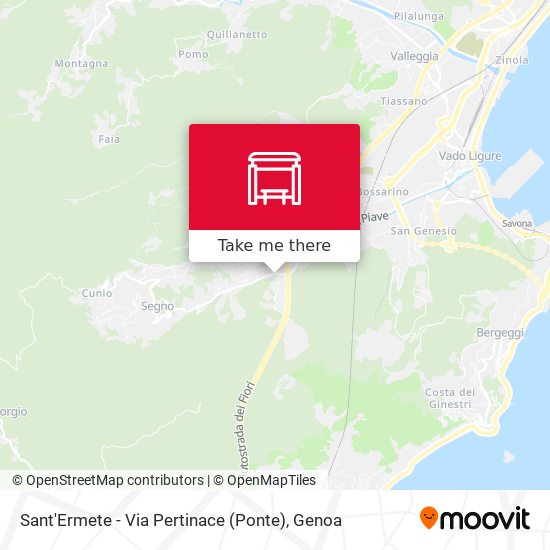 Sant'Ermete - Via Pertinace (Ponte) map