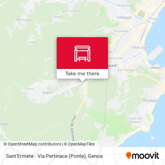 Sant'Ermete - Via Pertinace (Ponte) map