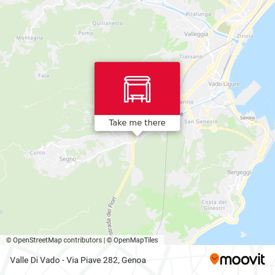 Valle Di Vado - Via Piave 282 map
