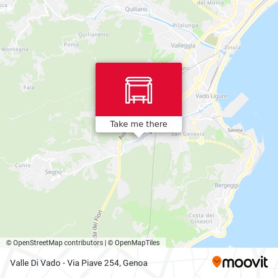 Valle Di Vado - Via Piave 254 map