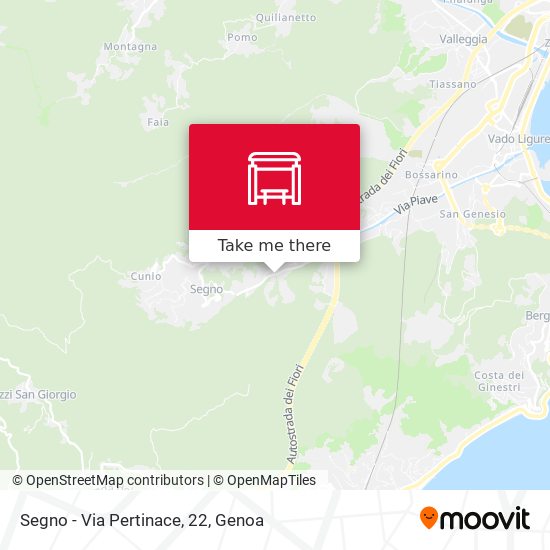 Segno - Via Pertinace, 22 map