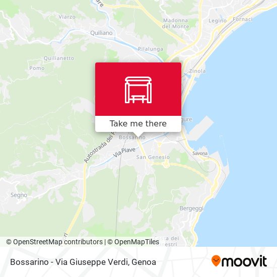 Bossarino - Via Giuseppe Verdi map