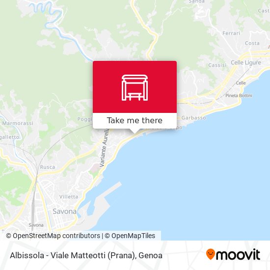 Albissola - Viale Matteotti (Prana) map