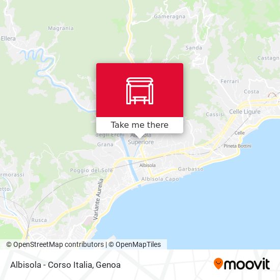 Albisola - Corso Italia map