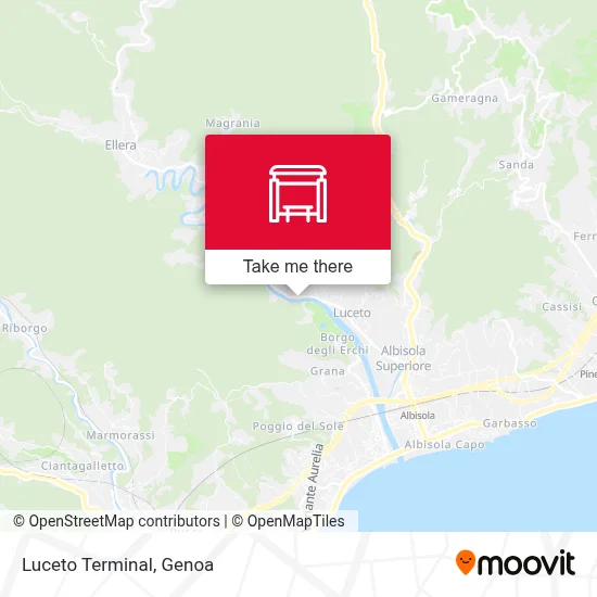Luceto Terminal map