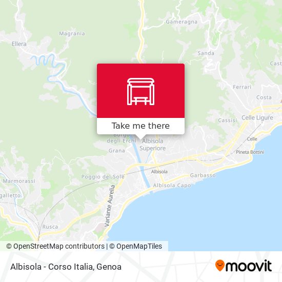 Albisola - Corso Italia map
