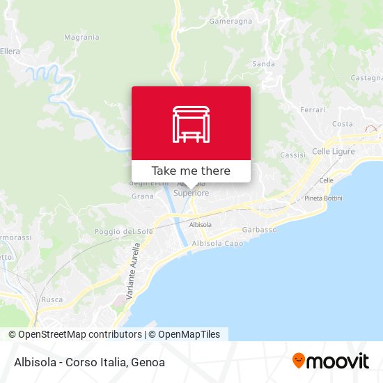 Albisola - Corso Italia map