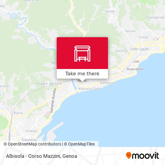 Albisola - Corso Mazzini map
