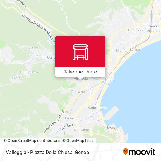 Valleggia - Piazza Della Chiesa map