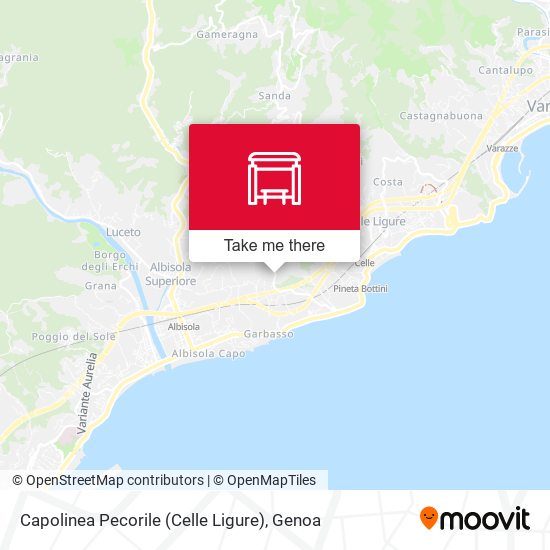 Capolinea Pecorile (Celle Ligure) map