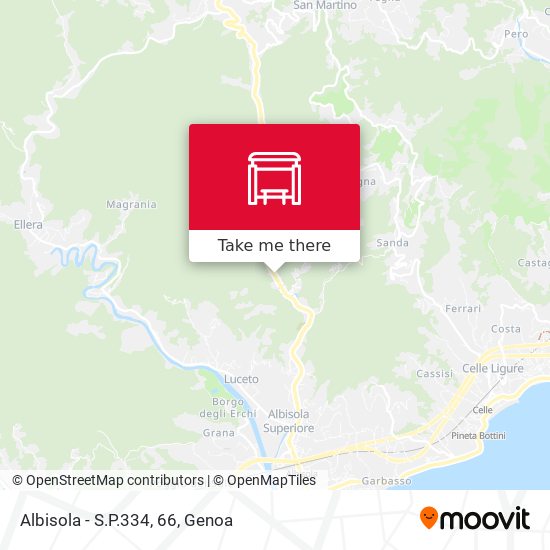 Albisola - S.P.334, 66 map