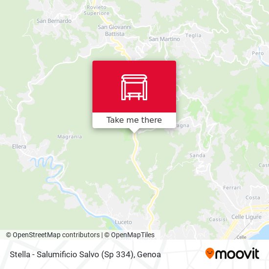 Stella - Salumificio Salvo (Sp 334) map