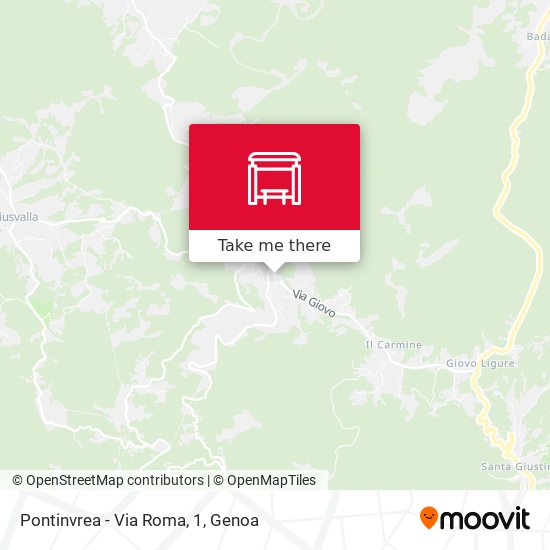 Pontinvrea - Via Roma, 1 map