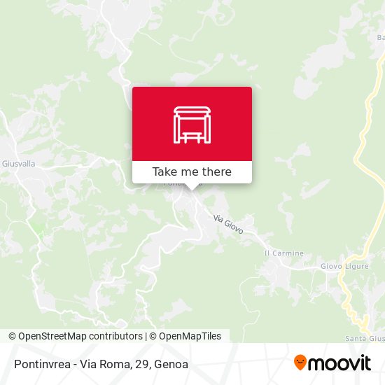 Pontinvrea - Via Roma, 29 map