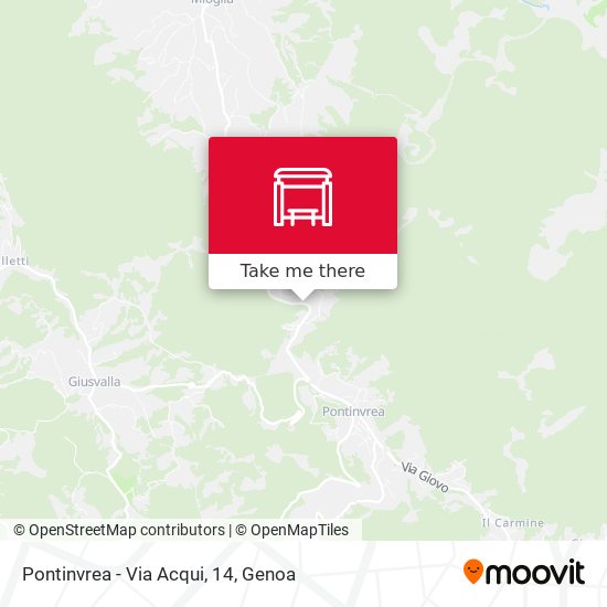 Pontinvrea - Via Acqui, 14 map
