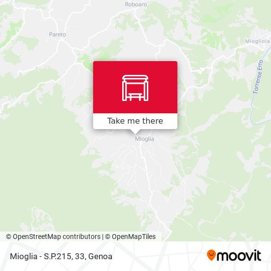 Mioglia - S.P.215, 33 map