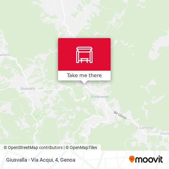 Giusvalla - Via Acqui, 4 map