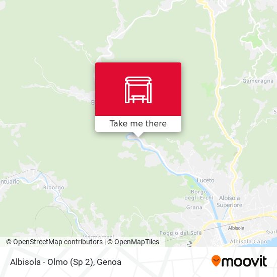 Albisola - Olmo (Sp 2) map