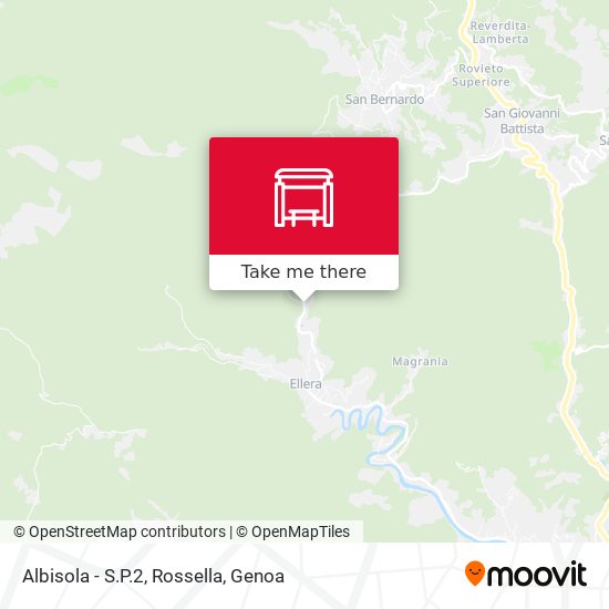 Albisola - S.P.2, Rossella map