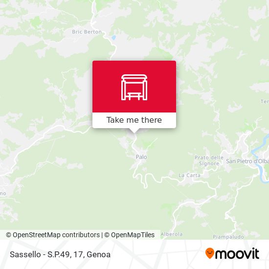 Sassello - S.P.49, 17 map