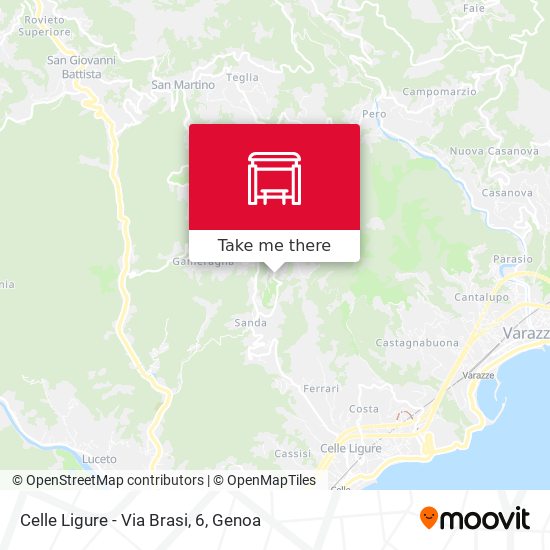 Celle Ligure - Via Brasi, 6 map