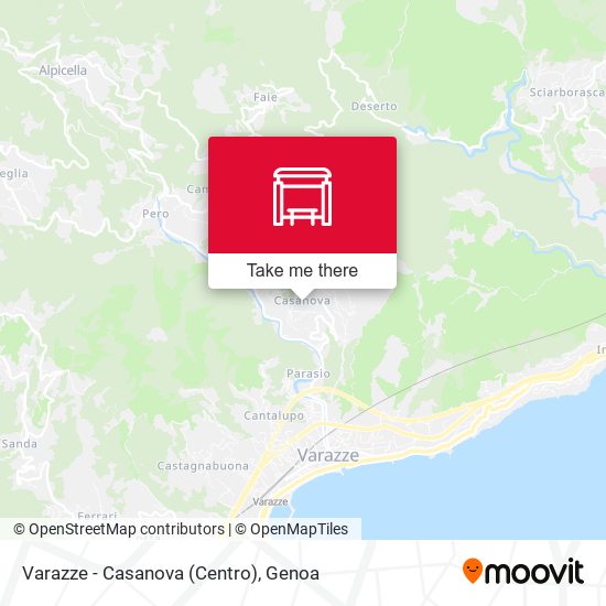 Varazze - Casanova (Centro) map