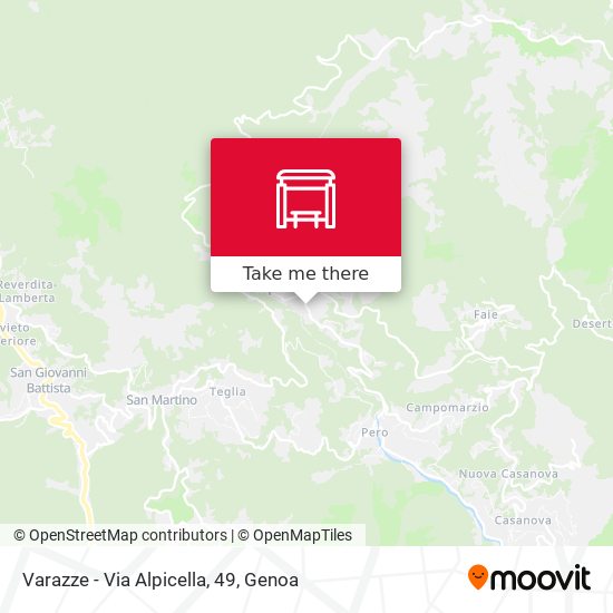 Varazze - Via Alpicella, 49 map