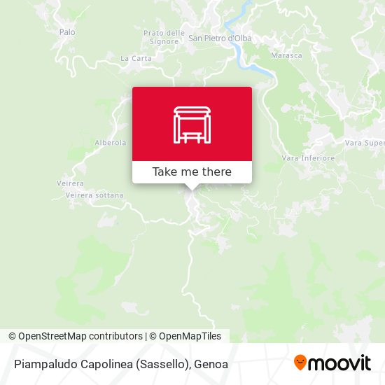 Piampaludo Capolinea (Sassello) map